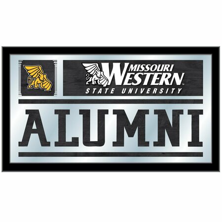 HOLLAND BAR STOOL CO Missouri Western State 26" x 15" Alumni Mirror MAlumMOWSt